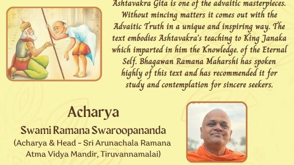 Discourse on ‘Atshavakra Gita’ @ Chennai – 12th to 17th June, 2024
